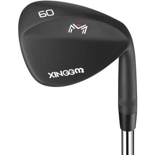 XINGGM Forged Golf Wedge Set for Men or Individual 52/56/60 Degree Gap Wedge Sand Wedge Lob Wedge Right Hand,Milled Face for More Spin,Easily Escape from Bunker (Black,60 Degrees)
