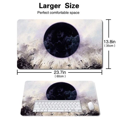 LIUYANZE Board Game TCG Playmat Table Mats Games Size 60X35 cm Mousepad Compatible for MTG CCG RPG Trading Card Game (Damnation-xintu)