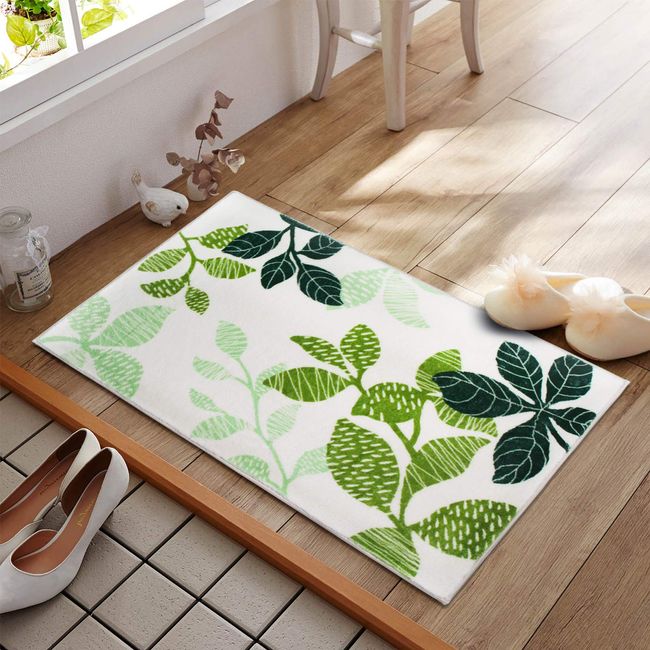 YOUOOK Entrance Mat, Indoor, Washable, Entrance Mat, Indoor, Non-Slip, Stylish, Scandinavian, Natural Material, Entrance Mat, Cute, Ginkanmatto, Washroom Mat, Long Lasting