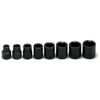 Wright Tool 313 3/8" Drive, Impact Socket Set 5/16" - 3/4" (8-Piece)