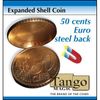 Tango Magic Expanded Shell Coin (50 Cent Euro, Steel Back) Trick (E0005)