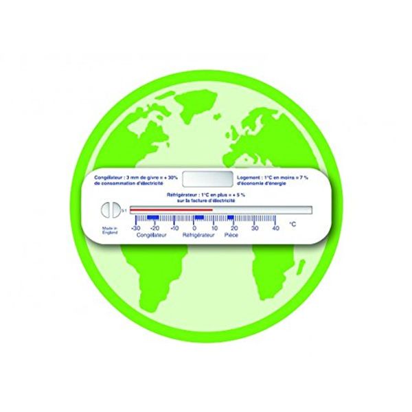 Fridge & Freezer Thermometer with Clip