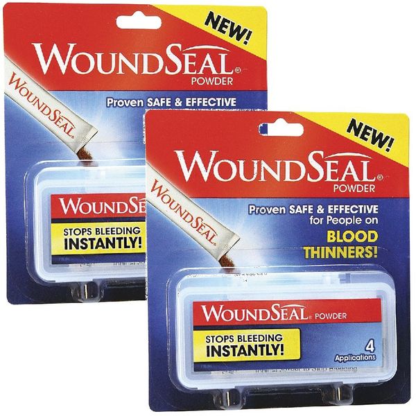 WoundSeal Powder 4 Count Each (Pack of 2)