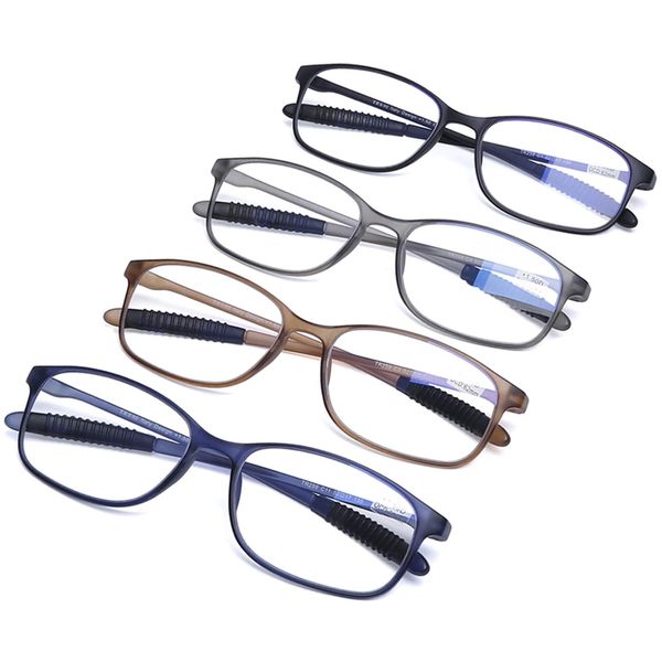 AQWANO Reading Glasses Computer Blue Light Blocking, TR90 Lightweight Flexible Unbreakable Readers for Women Men Anti UV Ray/Eye Strain/Glare +3.0