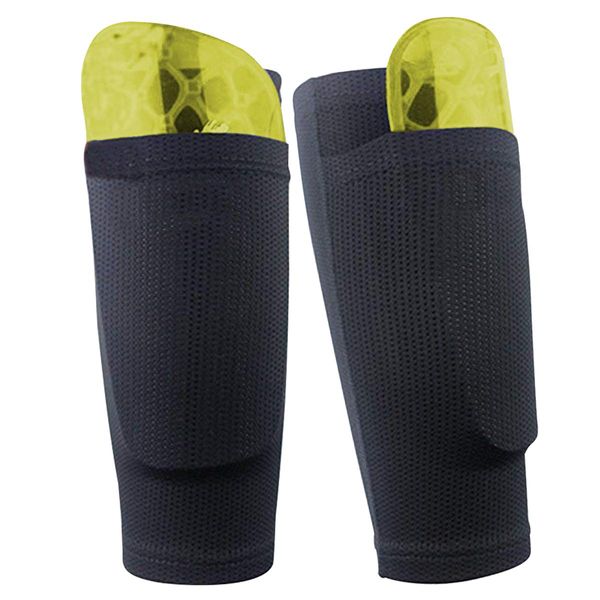 Dokpav Football Shin Guard Socks, Double Layer Mesh, Breathable, Size 3, Black, Unisex - No Shin Pads Included