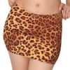 Leopard Glossy purintosutorettitaitosuka-to Length 28 in