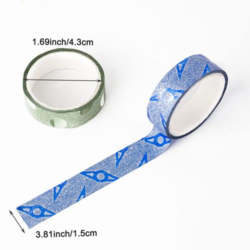 GWAWG 10 Rolls Washi Tape Set Decorative Tape Craft Supplies for DIY, Bullet Journal, Craft, Gift Wrapping, Scrapbooking