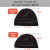 2PCS Silky Stocking Wave Cap for Men, Good Compression Over Durag, Thick Hair Style