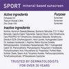 BLUE LIZARD Sport Mineral-Based Sunscreen Lotion - SPF 50+ - 3 oz