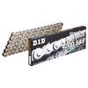 D.I.D 420D-100RB Motorcycle Chain with Clip Joint, Silver