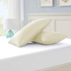 WEAVERS: 3 Pcs Luxurious Plain Frilled Valance Deep Fitted Sheet, Includes Pillowcase Pair. (Size Double Colour Cream)