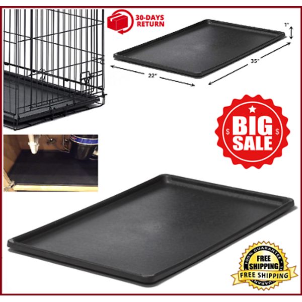 Dog Crate Replacement Pan 36inch Plastic Multiple Tray Pet Dog Kennel Floor Tray