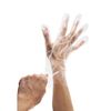 Baumgartens Plastic Disposable Economy Medium-Weight Gloves, Large Size, Clear, Pack of 100