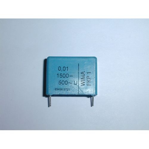 FKP1T021005H00JS .01 MF 1500VDC/500V AC FILM CAPACITOR RADIAL LEADS (Price Per Each)