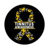 Tinnitus Awareness PopSockets Swappable PopGrip