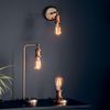 Industrial Style Hall Table Lamp 40W SW - Aged Pewter Material