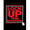 Grindstore Lock Up Your Daughters Black Baby Grow