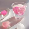 Acouto Reusable Heart Shaped Ice Cubes, 15 Pack Pink, Ice Cube Trays