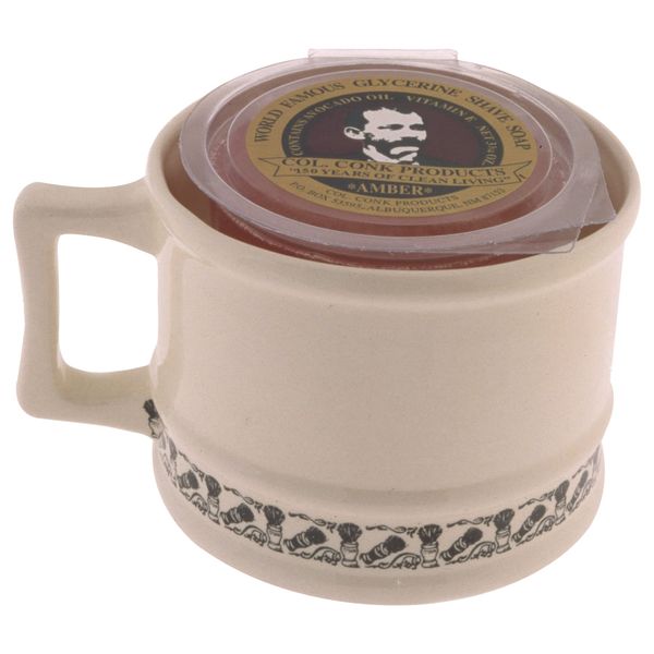 Colonel Conk Model 129 Super Shave Mug with Soap