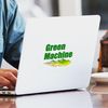 CafePress Green Machine Oval Sticker Oval Car Bumper Sticker