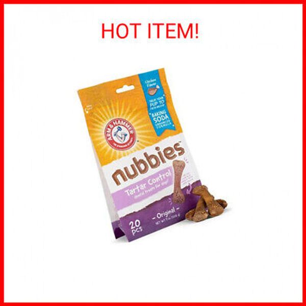 Arm & Hammer For Pets Nubbies Dental Treats for Dogs | Dental Chews Fight Bad Br