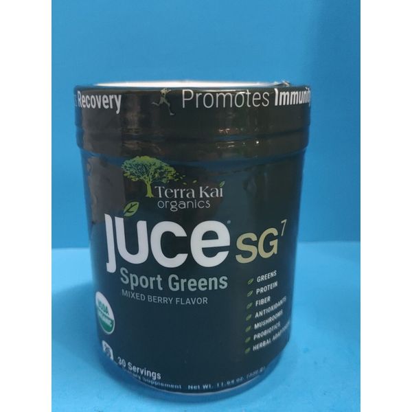 TERRA KAI ORGANICS SG7 Sports Greens Organic Green Juice Powder Exp 01/2025