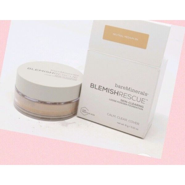 Bareminerals Blemish Rescue Skin Clearing Loose Powder Foundation Neatral Medium