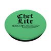 Chef Life Kitchen Knife Retro Culinary Cooking Baking Gift PopSockets Swappable PopGrip