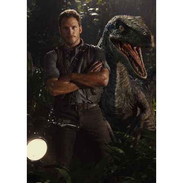 Poster A4 Pattern Q Jurassic World (2015) Glossy Print