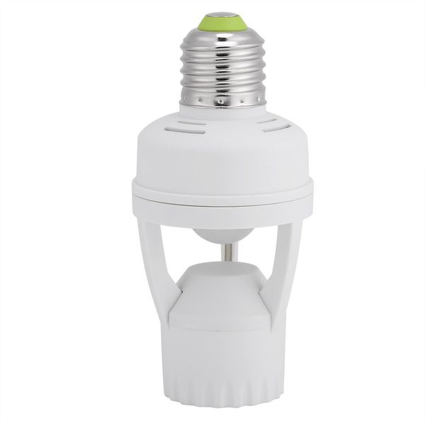 Ymiko Lampenfassung E27 mit Sensor, LED Bewegungsmelder E27, LED-Lampenfassung des Bewegungssensors für E27-Schraube