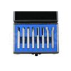 Shars 1/4" Shank 8 PCS Solid HSS Turning Grooving Threading Tool Bit Set New ^{