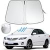 For 2019-2024 Toyota Corolla Car Front Windshield Sun Shade Reflective Shield