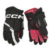 CCM Next Eishockey Handschuhe Senior (Schwarz/Weiß, Größe: 15)
