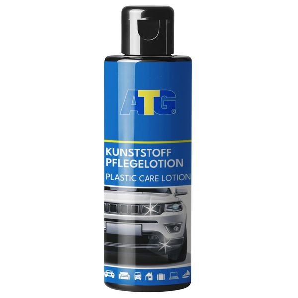 ATG® Kunststoffpflege transparent | Kunststoff-Tiefenpfleger | Gummipflege | Cockpitpflege | Kunststoffreiniger für das Auto | intensive Farbauffrischung | Innenraumreiniger außen & innen 250ml