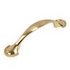 Cosmas 10 Pack 6632BB Brushed Brass Cabinet Hardware Handle Pull - 3" Inch (76mm) Hole Centers