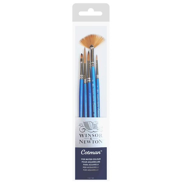Winsor & Newton Cotman Brush Short Handle (Pack of 5)
