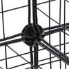 Wire Cube Storage 12-Cube Metal Storage Organizer Bookshelf Stackable for Home