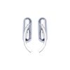US Chrome Mini Oval Mirrors For Harley Dyna Electra Glide Heritage Softail FLHR
