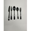 Pottery Barn Mason Flatware 5 Piece - Color: Gunmetal