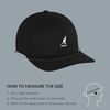 Kangol Wool Flexfit Baseball Hat for Men and Women, Small-Medium, Black