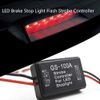 BlyilyB 12V-24V Flash Strobe Controller Flasher Module for 3rd LED Brake Lamp Tail Stop Lamp (Pack of 1)