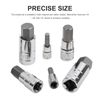 SAE & Metric Socket Set Standard Allen 1/4" 3/8" 1/2" | Master Hex Bit Set 34pc