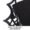 Black Wall Corner Shelves Hanging Bookshelves Floating Room