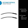 TRQ Brake Hose Compatible with 1984-2010 BMW