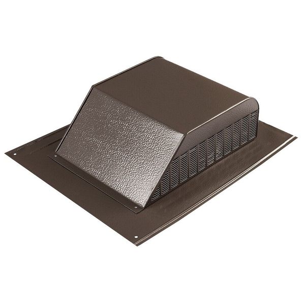 Master Flow 60 sq NFA Brown Aluminum Slant Back Static Roof Vent - (Pack of 8)