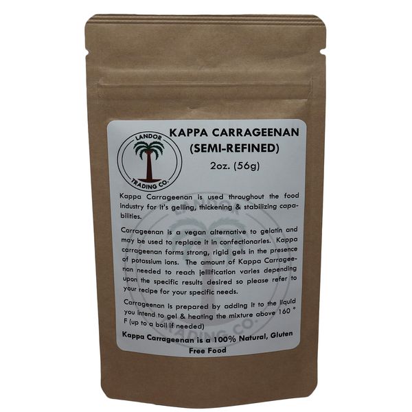 Kappa Carrageenan 2 Ounces (56 Grams) Semi-Refined