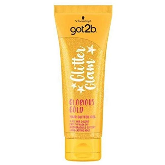 Got2b Glitter Glam Hair Glitter Gel Glorious Gold 50 ml