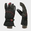 OEX Men's Summit Waterproof Gloves, Black/Molton Lava, M