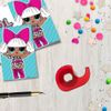 LOL Surprise Gift Wrap 2 Sheet 2 Tag, Gift Wrap for Presents
