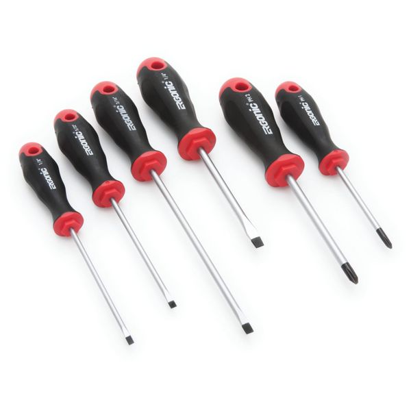 Xcelite XPS600 Ergonic 6-Pc Slotted and Phillips Screwdriver Set